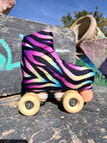 🦓 Fundas cubrepatín CEBRA MORADA