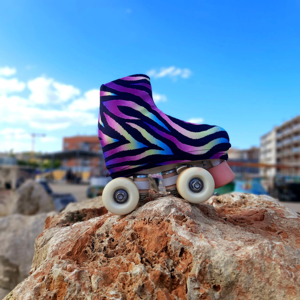 🦓 Fundas cubrepatín CEBRA MORADA