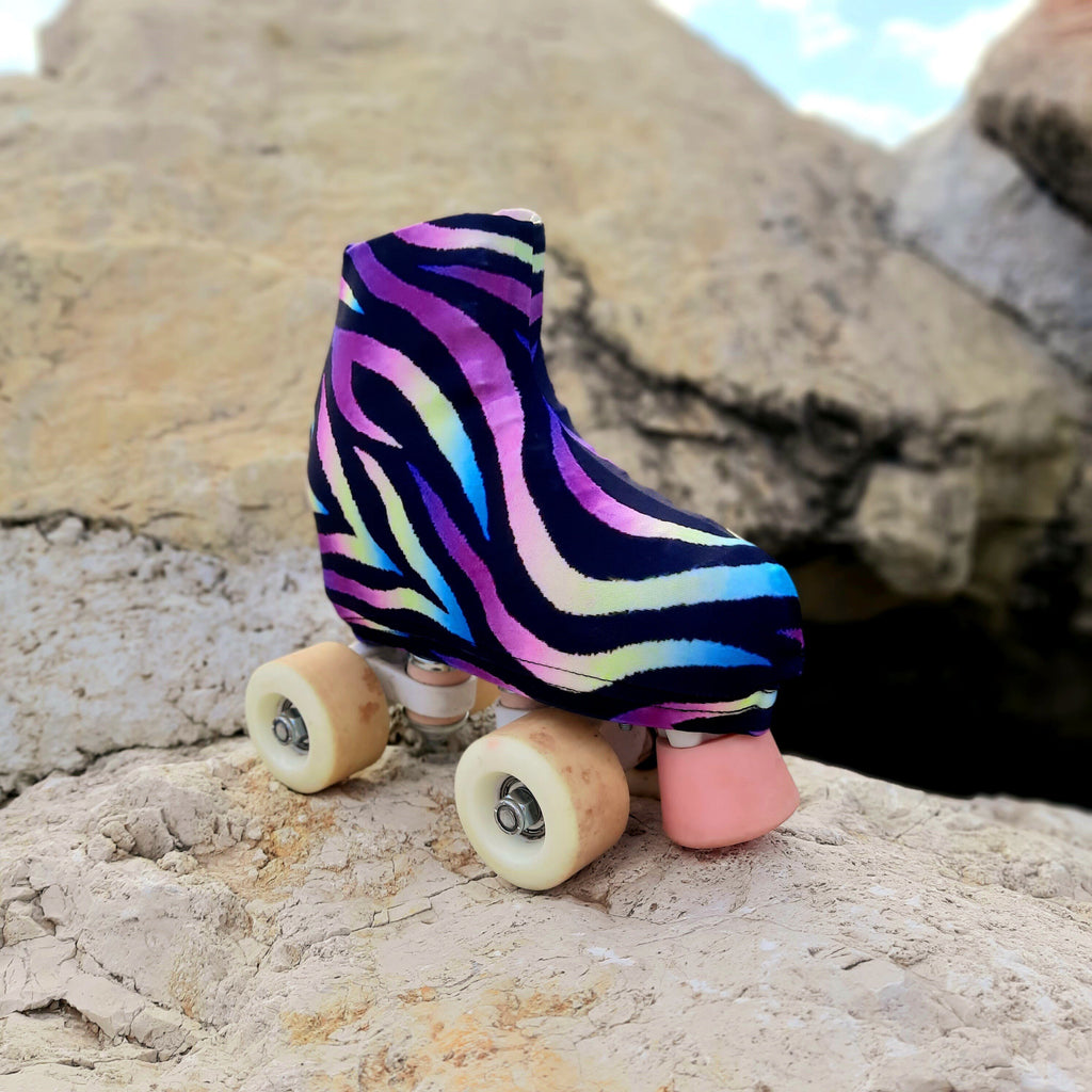 🦓 Fundas cubrepatín CEBRA MORADA