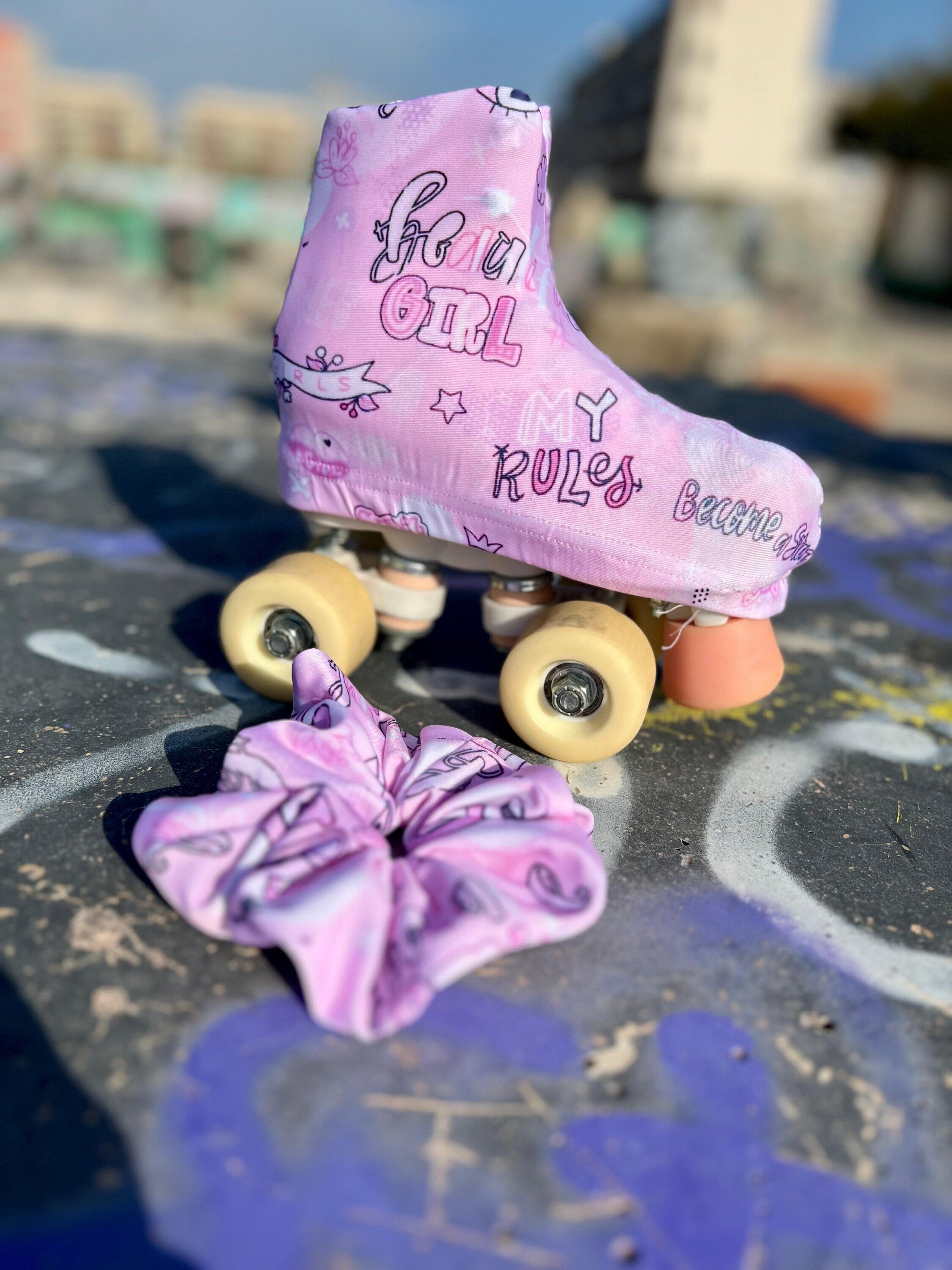 Fundas cubrepatines SUPER GIRL 💖 | Potencia rosa y actitud