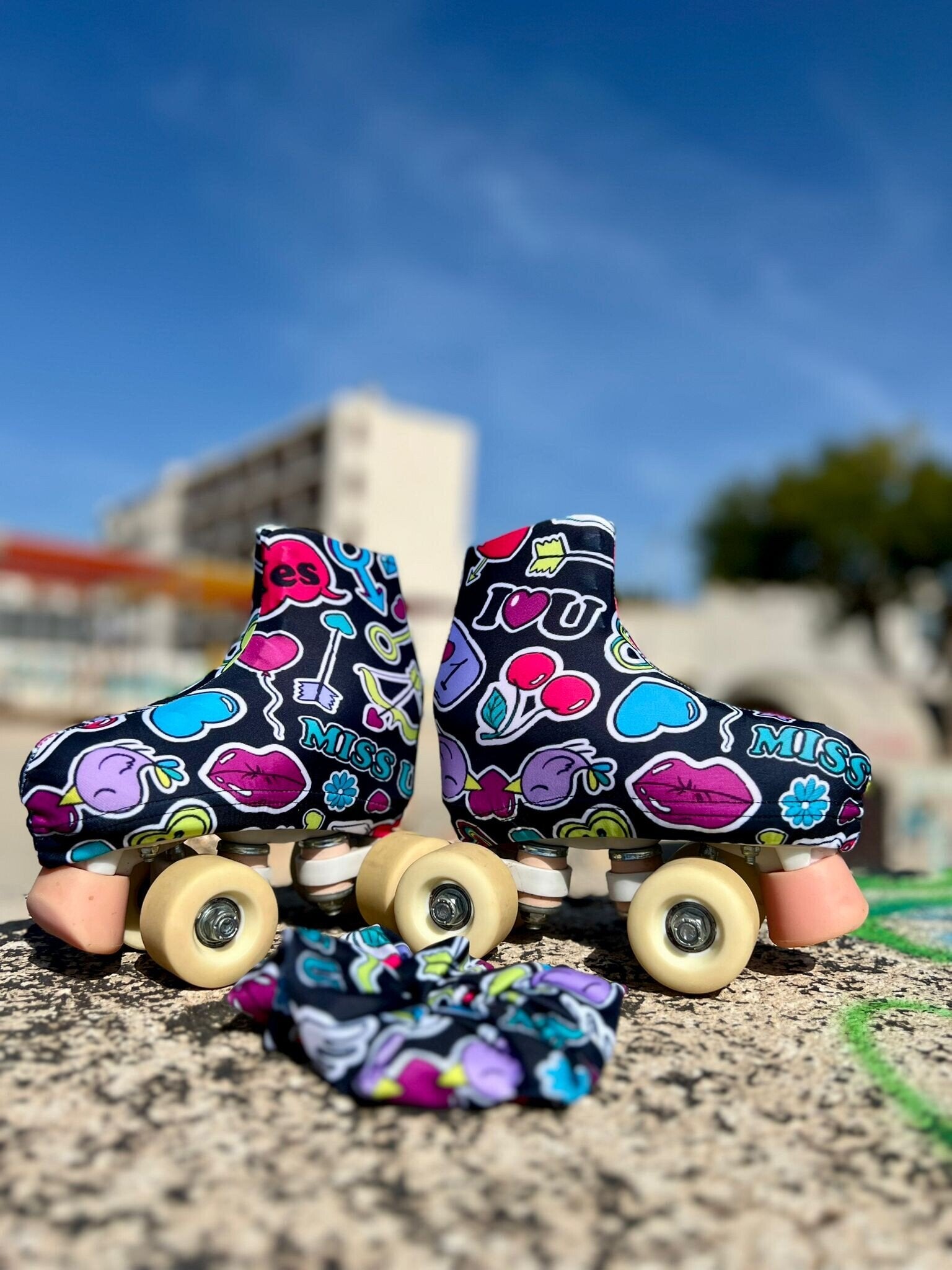 Fundas cubrepatines MISS YOU 💌 | Pop y corazón en cada vuelta