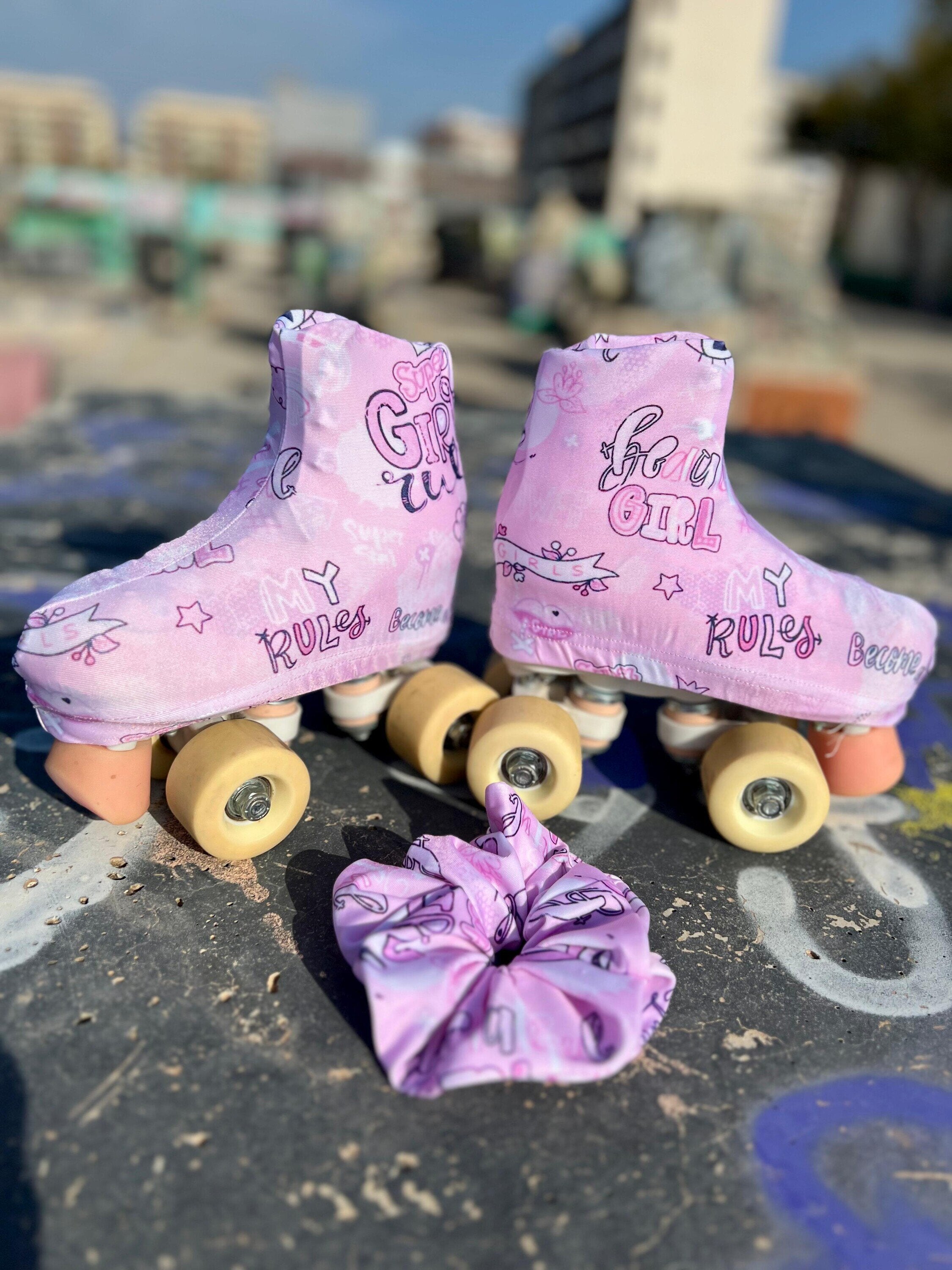 Fundas cubrepatines SUPER GIRL 💖 | Potencia rosa y actitud